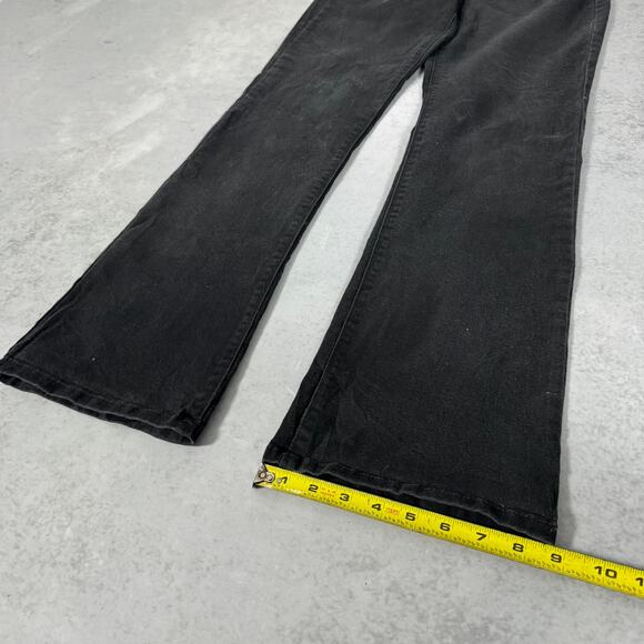 Basic Editions Black Bootcut Pants - Size: 6 - Picture 2 of 10